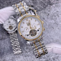 Жіночий механічний годинник Skmei M029TGDSI Gold-Silver-Silver з автопідзаводом та календарем