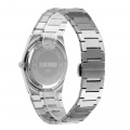 Чоловічий класичний годинник Skmei 9288SIBU Silver-Blue зі сріблястим браслетом та синім циферблатом