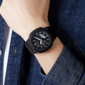 Чоловічий годинник Skmei 2091BKGYWT Black-Grey White тактичний з комбінованим циферблатом