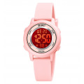 Дитячий електронний годинник Skmei 1721LPK Light-Pink з підсвічуванням та будильником