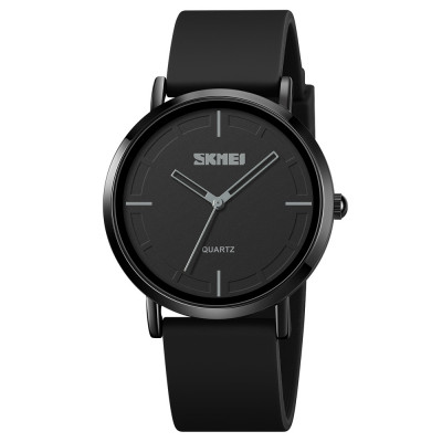 Кварцовий годинник Skmei 2050BKBK Black-Black класичний з мінеральним склом