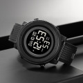 Чоловічий спортивний годинник Skmei 2215BK Black з електронним циферблатом та водозахистом 5 ATM