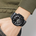Чоловічий спортивний годинник Skmei 1655CMGYBK Camo Grey-Black з підсвічуванням та календарем
