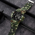 Чоловічий спортивний годинник Skmei 2195CMGN Camo Green з електронним циферблатом та підсвіткою