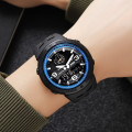 Чоловічий спортивний годинник Skmei 1655BUBK Black-Blue з підсвічуванням та захистом 5 ATM