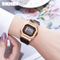 Жіночий спортивний годинник Skmei 1796RGBK Rose Gold з електронним циферблатом та будильником