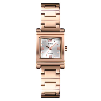 Жіночий класичний годинник Skmei 1388RG Rose Gold з мінеральним склом та металевим браслетом