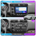 Штатная магнитола Lesko для Honda Civic VII Рестайлинг 2003-2006 экран 9" 2/32Gb CarPlay 4G Wi-Fi GPS Prime