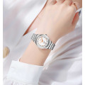 Жіночий класичний годинник Skmei 9272SISI-S Silver-Silver Lady зі сріблястим браслетом та мінеральним склом