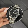 Чоловічий годинник Skmei 2291SIBK Silver-Black зі сріблястим браслетом та мінеральним склом
