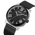 Жіночий класичний годинник Skmei 2278BK Black з мінеральним склом та сталевим браслетом