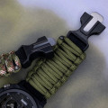 Чоловічий тактичний годинник Skmei 2202NAG Army Green з компасом та паракордовим ремінцем