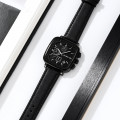 Чоловічий годинник Skmei 2182BKSI Black-Silver з календарем та секундоміром