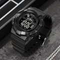 Чоловічий спортивний годинник Skmei 2153BKBK Black-Black з електронним циферблатом та підсвічуванням