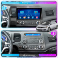 Штатная магнитола Lesko для Honda Civic VIII 2005-2009 экран 10" 1/16Gb Wi-Fi GPS Base