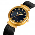 Жіночий годинник Skmei 2165GDBKBK Gold-Black-Black у класичному стилі з люмінесцентним підсвічуванням