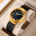 Жіночий годинник Skmei 2165GDBKBK Gold-Black-Black у класичному стилі з люмінесцентним підсвічуванням