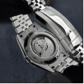 Чоловічий механічний годинник Pagani Design PD-1645 Silver-Blue з сапфіровим склом та автопідзаводом