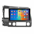 Штатная магнитола Lesko для Honda Civic VIII 2005-2009 экран 10" 2/32Gb CarPlay 4G Wi-Fi GPS Prime