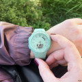 Спортивний жіночий годинник Sanda 6005 Green з комбінованим циферблатом та підсвічуванням