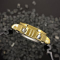 Чоловічий годинник Sanda 3167 Gold — спортивний стрілково-електронний з підсвічуванням та захистом 5 ATM