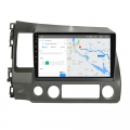 Штатная магнитола Lesko для Honda Civic VIII 2005-2009 экран 10" 2/32Gb 4G Wi-Fi GPS Top