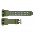Ремінець для годинника Skmei 1520AG Army Green, каучуковий браслет 26.5 см для Skmei 1520