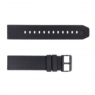 Ремінець для годинника Skmei 1502BK Black 22 мм каучуковий чорний для Skmei 1502