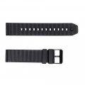 Ремінець для годинника Skmei 1502BK Black 22 мм каучуковий чорний для Skmei 1502