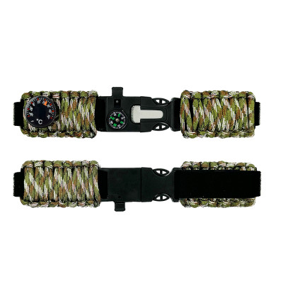 Ремінець паракордовий багатофункціональний Patriot Camo Green (1051-0598), 22.5 см