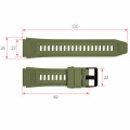 Ремінець для смарт годинника Modfit Hunter Army Green силіконовий зелений (1051-0756)