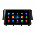 Штатная магнитола Lesko для Honda Civic X 2015-2021 экран 9" 1/16Gb Wi-Fi GPS Base