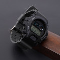Ремінець для Casio G-Shock DW-6900 White BK білий поліуретановий (1051-0827)