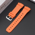 Ремінець для Casio G-Shock DW-6900 Orange SI помаранчевий поліуретановий (SKU 1051-0824)