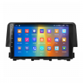 Штатная магнитола Lesko для Honda Civic X 2015-2021 экран 9" 2/32Gb CarPlay 4G Wi-Fi GPS Prime