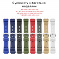 Ремінець Casio accessories для G-Shock AE-1000/1200 Black BK полімерний чорний