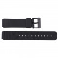 Ремінець для годинника Casio MQ-24 All Black чорний поліуретановий (SKU 1051-0886)
