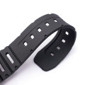 Ремінець для годинника Casio CA-53W 20mm Black полімерний чорний (1051-0913)