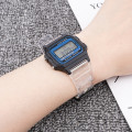 Ремінець для Casio F-91W Jelly Transp SI прозорий полімерний для моделей F-84, F-94, F-105, AE1300