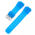 Ремінець Casio accessories для G-Shock GW-9400 Transl Light-Blue SI, полімерний напівпрозорий синій