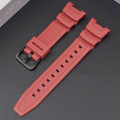 Ремінець Casio для SGW-100 Red BK червоний полімерний, довжина 20.6 см (1051-1064)