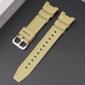 Ремінець для Casio SGW-100 Beige SI бежевий полімерний аксесуар для годинника