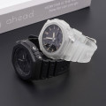 Ремінець для Casio G-Shock GA-2100/2110 Transl SI напівпрозорий полімерний