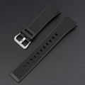 Ремінець Casio accessories для Casio G-Shock GA-100/110 Black SI полімерний чорний 21.3 см (1051-1087)