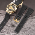 Ремінець Casio accessories для Casio G-Shock GA-100/110 Black SI полімерний чорний 21.3 см (1051-1087)