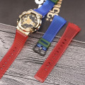 Ремінець Casio accessories для G-Shock GA-100/110 Transl-Red-Blue BK напівпрозорий полімерний