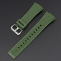 Ремінець для Casio G-Shock GA-100/110 Army Green SI полімерний зелений (1051-1089)