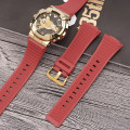 Ремінець для годинника Casio G-Shock GA-100/110 Red GD полімерний червоний
