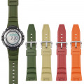 Ремінець для годинника Casio SGW-100 Army Green SI полімерний зелений (1051-1050)