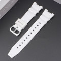 Ремінець Casio accessories для SGW-100 White SI полімерний білий (1051-1052)